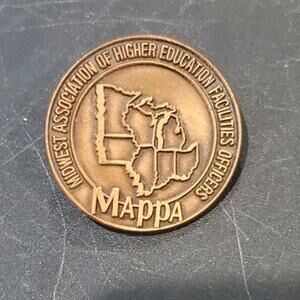 1 1/8 Inch Round MAPPA Hat Lapel Pin Collectible Membership Memorabilia